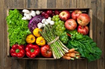  Box von Obst und Gemüse