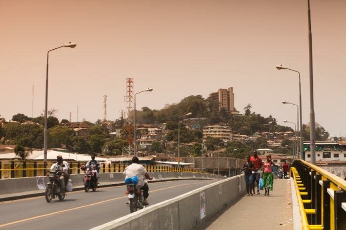  liberianische Hauptstadt Monrovia