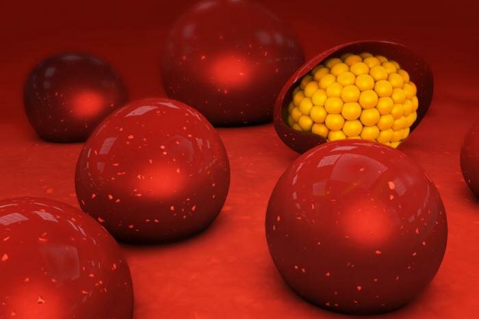  Illustration des Malaria-Parasiten
