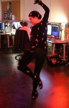  [Bericht Co-Autor Alison Leonard bringt die Motion-Capture- Anzug in dieser Studie verwendet ]